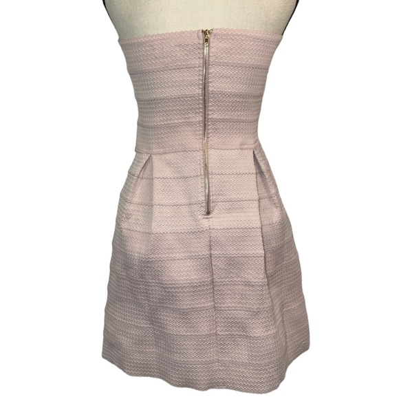 Ontwelfth Banded Pale Pink Strapless Sweetheart Neckline Short Dress - Picture 3 of 8